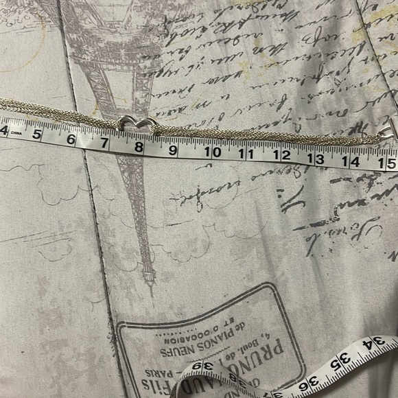 Silver choker necklace - Picture 7 of 8